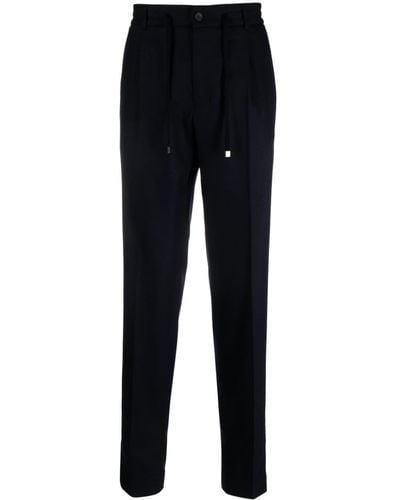 Peserico Tailored Flannel Trousers - Zwart