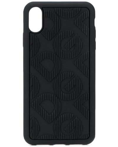 Dolce & Gabbana Dg Embossed Iphone X/xs Case - Black