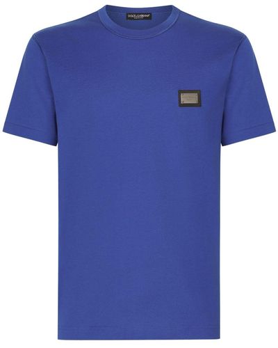 Dolce & Gabbana Dg Essentials Tシャツ - ブルー