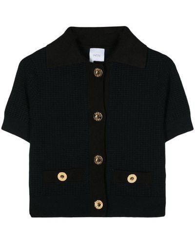 Patou 3d-knit Double-strap Minidress - Black