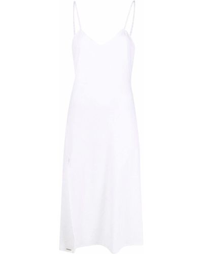 Koche Mouwloze Midi-jurk - Wit