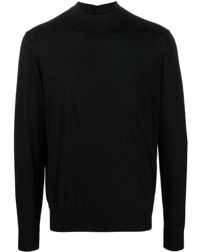 Giorgio Armani モックネック セーター - ブラック