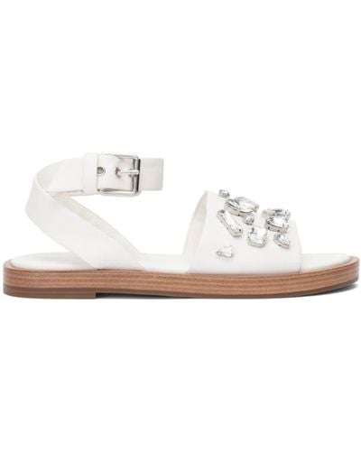 3.1 Phillip Lim Nadine Crystal-embellished Sandals - White
