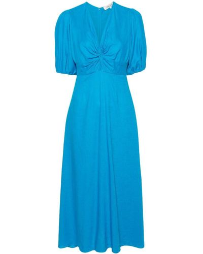 Diane von Furstenberg Majorie Midi Dress - Blue