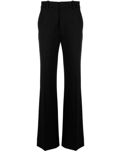 Victoria Beckham Pantalon de costume à coupe droite - Noir