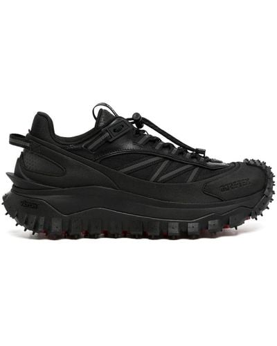 Moncler Trailgrip Gtx Canvas & Leather Sneaker - Black