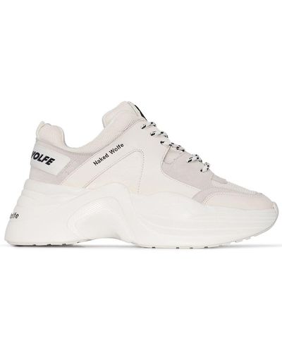 Naked Wolfe Sneakers Track - Bianco