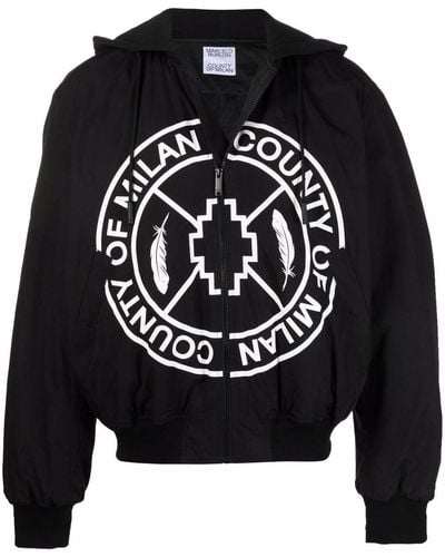 Marcelo Burlon Skate Cross Bomberjacke - Schwarz