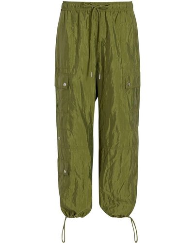 Cinq À Sept Nitsan Cropped Cargo Trousers - Green