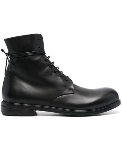 Marsèll 35mm Lace-up Leather Boots - Black