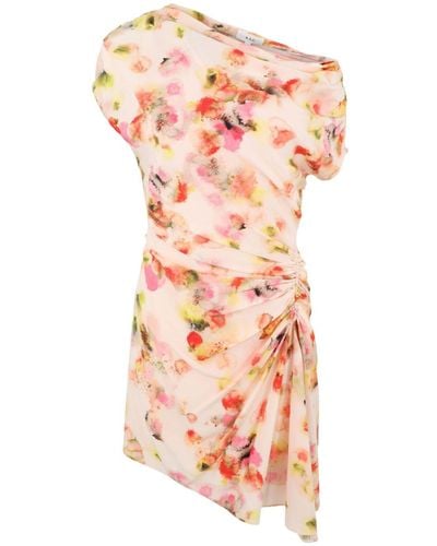A.L.C. Poppy Stretch-zijden Mini-jurk - Roze