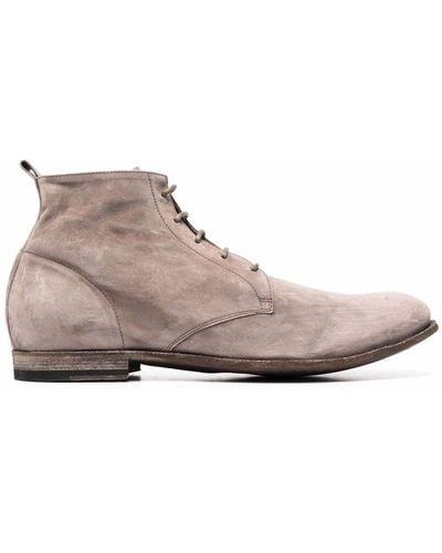 Officine Creative Stereo Lace-up Boots - Grey