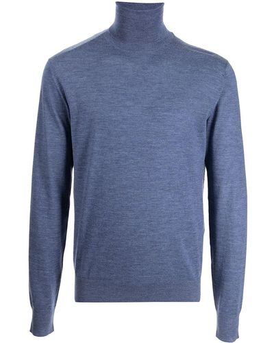Dolce & Gabbana Cashmere Turtleneck Sweater - Blue