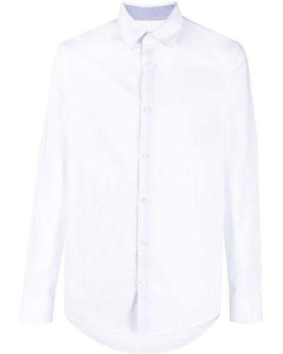 Armani Exchange Overhemd Met Geborduurd Logo - Wit