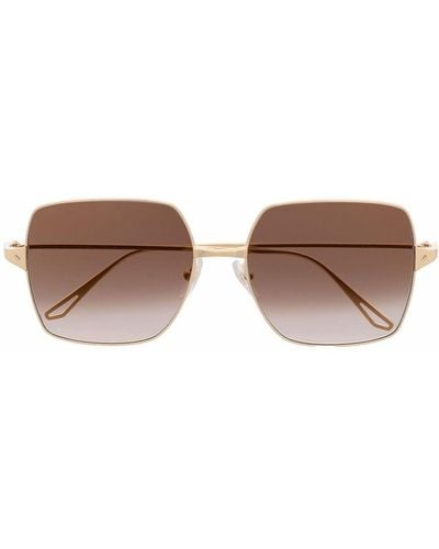 Cartier Oversized Gradient Sunglasses - Metallic