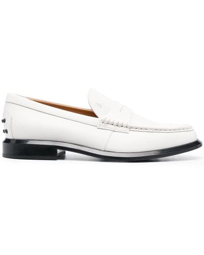 Tod's Leren Loafers - Wit