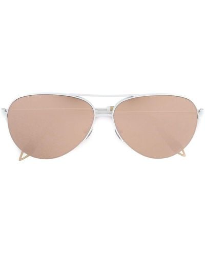 Victoria Beckham Pilot-frame Sunglasses - Multicolour