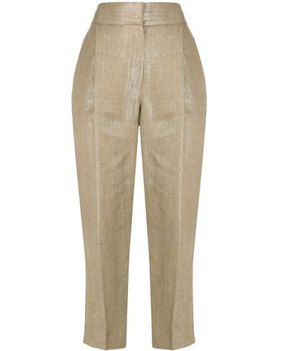 Brunello Cucinelli High-waist Pants - Natural