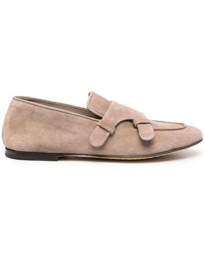 Officine Creative Herbie Suede Loafers - Pink