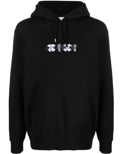 C.P. Company Logo-embroidered Cotton Hoodie - Black