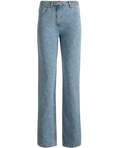 Bally Jeans Met Logoprint - Blauw