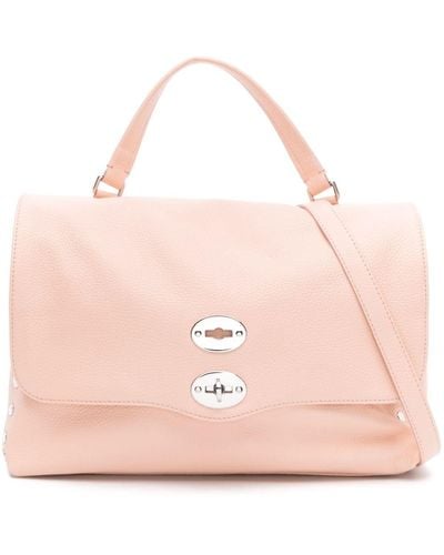 Zanellato Medium Postina Leather Bag - Pink