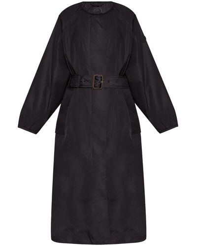 Save The Duck Mava Belted Trench Coat - Black