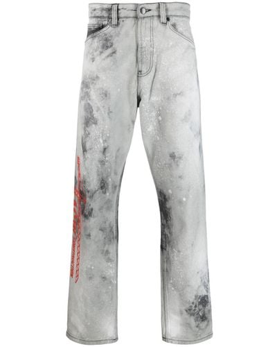 A_COLD_WALL* Site Jeans mit Bleach-Effekt - Grau