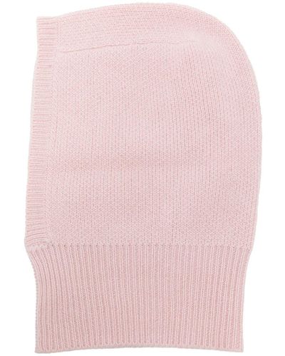 Liska Ribbed-knit Cashmere Balaclava - Pink