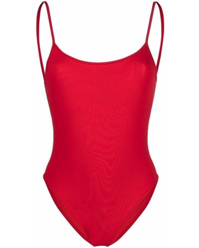 Manokhi Scoop-neck Swimsuit - Red