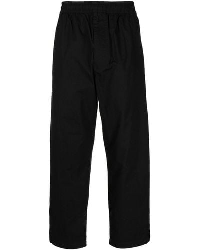 Izzue Logo-patch Elasticated Trousers - Black