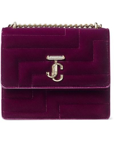 Jimmy Choo Avenue Quad Shoulder Bag - Purple