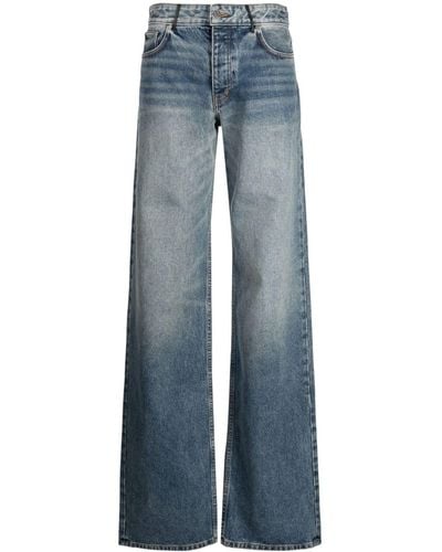 Bally Jeans dritti con effetto schiarito - Blu