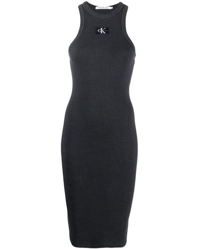 Calvin Klein ノースリーブ ドレス - ブラック