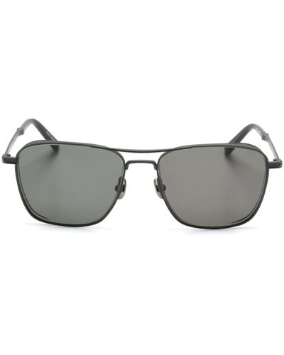 Matsuda M3135 Pilot-frame Sunglasses - Grey