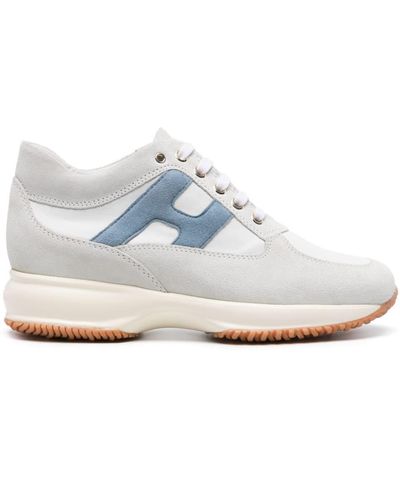 Hogan Interactive Panelled Trainers - White