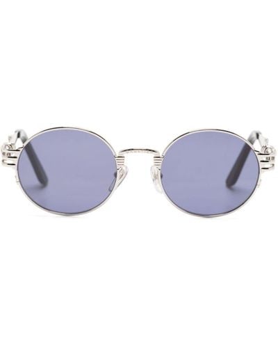 Jean Paul Gaultier Round-frame Sunglasses - Blue