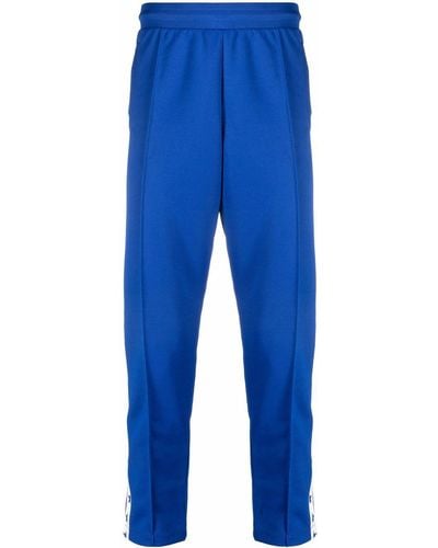 Golden Goose Pantaloni stile joggers Doro con banda laterale - Blu