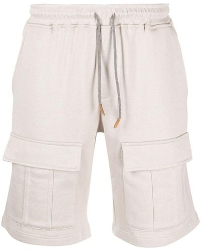 Eleventy Pantalones cortos de deporte con cordones - Neutro