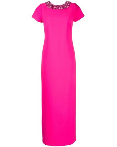 Sachin & Babi Shiloh Crystal-embellished Dress - Pink