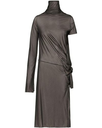 Maison Margiela Midi Dress Clothing - Gray