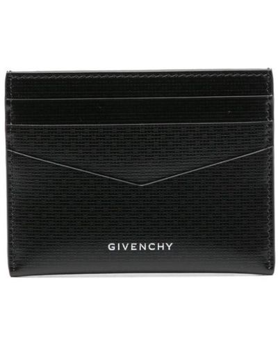 Givenchy 4g Pattern Leather Wallet - Black