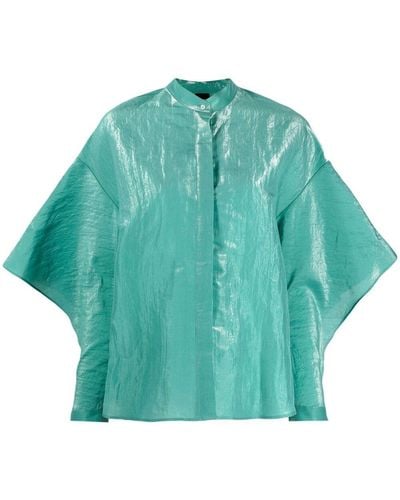 Aspesi Silk-blend Camisa - Green