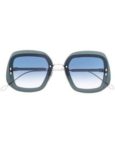 Isabel Marant Oversized-frame Sunglasses - Metallic