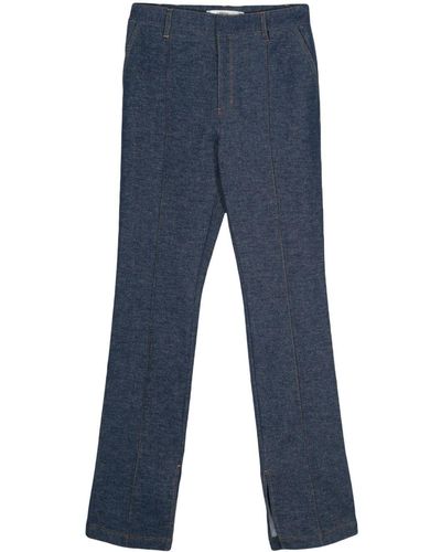 Gestuz Vloragz Bootcut-Jeans mit hohem Bund - Blau