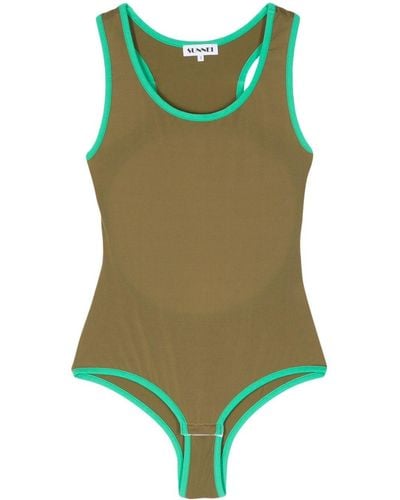 Sunnei Body con diseño stretch - Verde