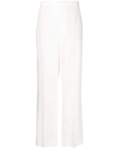 Polo Ralph Lauren Low-rise Linen Pants - White