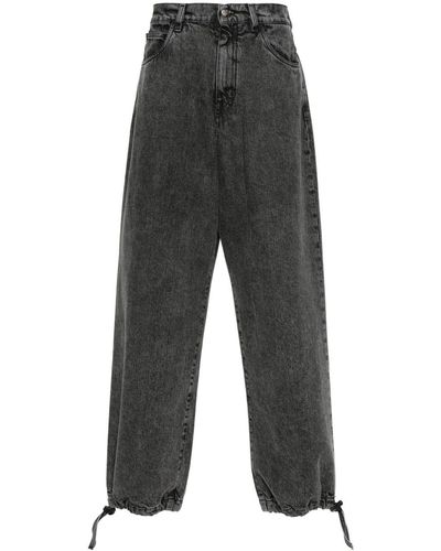 Societe Anonyme Fabm Mid-rise Straight-leg Jeans - Gray