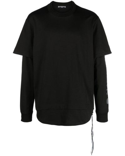 MASTERMIND WORLD レイヤード Tシャツ - ブラック