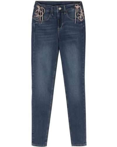 Liu Jo Mid-rise Skinny Jeans - Blue